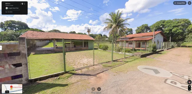 Entrada do Campo do Morjube na Rua 4, Setor Chácaras Retiro, Goiânia